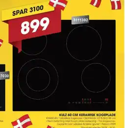 Punkt1 Kulz keramisk kogeplade tilbud