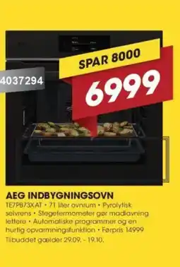 Punkt1 AEG INDBYGNINGSOVN tilbud
