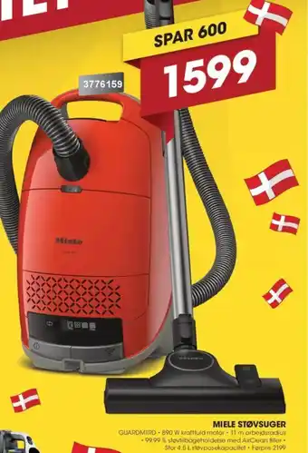 Punkt1 Miele støvsuger tilbud