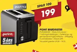 Punkt1 Point brødrister tilbud