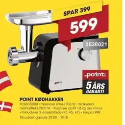 Punkt1 Point kødhakker tilbud