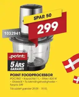 Punkt1 Point foodprocessor tilbud
