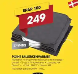 Punkt1 Point tallerkenvarmer tilbud