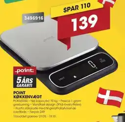 Punkt1 Point køkkenvægt tilbud