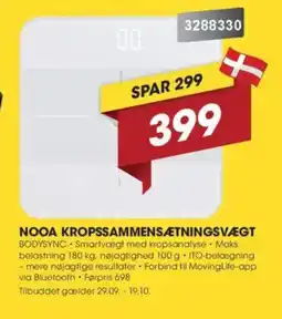 Punkt1 Nooa kropssammensætningsvægt tilbud