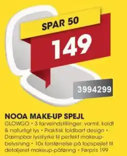 Punkt1 Nooa make-up spejl tilbud