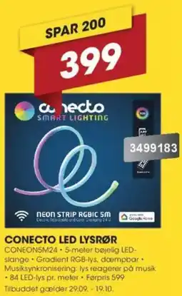 Punkt1 Conecto led lysrør tilbud
