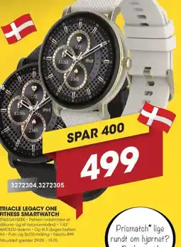 Punkt1 Triacle legacy one fitness smartwatch tilbud
