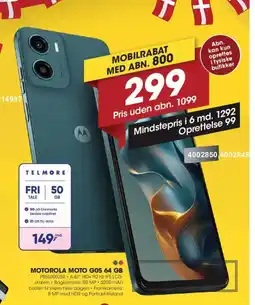 Punkt1 Motorola moto g05 64 gb tilbud