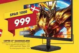 Punkt1 Cepter 27" gamingskærm tilbud