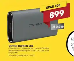 Punkt1 Cepter ekstern ssd tilbud