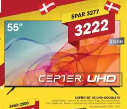 Punkt1 Cepter 55" 4k uhd google tv tilbud