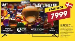 Punkt1 LG 86" 4K TV tilbud
