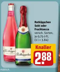 REWE DE Rotkäppchen Sekt oder Fruchtsecco tilbud