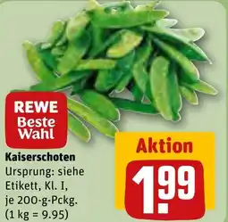 REWE DE REWE Beste Wahl Kaiserschoten tilbud