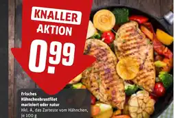 REWE DE Frisches Hähnchenbrustfilet mariniert oder natur tilbud