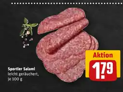 REWE DE Sportler Salami tilbud