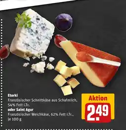 REWE DE Etorki , oder Saint Agur tilbud