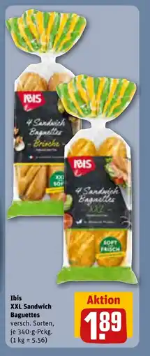 REWE DE Ibis xxl sandwich baguettes tilbud