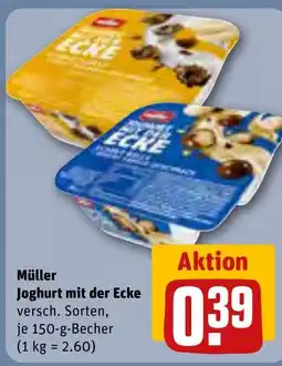 REWE DE Müller Joghurt mit der Ecke tilbud