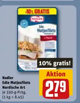 REWE DE Nadler Edle Matjesfilets Nordische Art tilbud