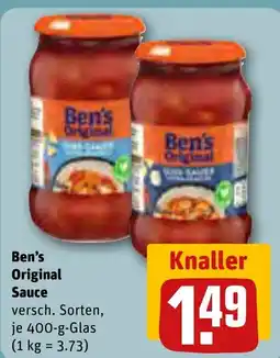 REWE DE Ben's Original Sauce tilbud