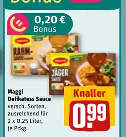 REWE DE Maggi Delikatess Sauce tilbud
