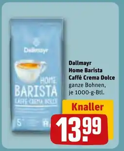 REWE DE Dallmayr Home Barista Caffè Crema Dolce tilbud