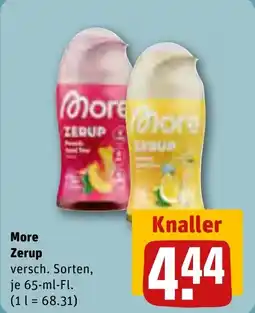 REWE DE More Zerup versch. Sorten, tilbud