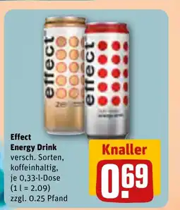 REWE DE Effect Energy Drink tilbud