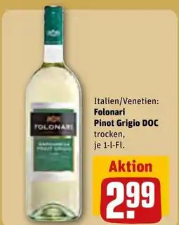 REWE DE Italien/Venetien: Folonari Pinot Grigio DOC trocken tilbud