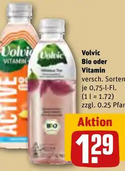 REWE DE Volvic Bio oder Vitamin tilbud