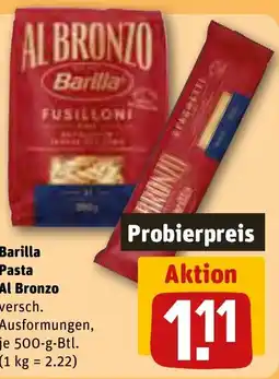 REWE DE Barilla Pasta Al Bronzo tilbud