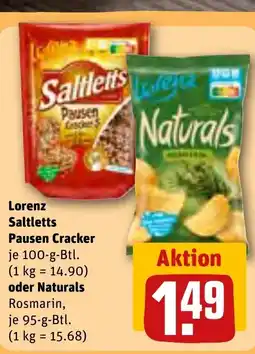 REWE DE Lorenz Saltletts Pausen Cracker tilbud
