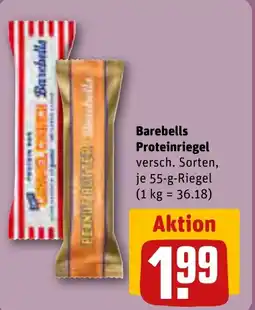 REWE DE Barebells Proteinriegel versch. Sorten, tilbud