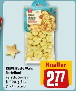 REWE DE REWE Beste Wahl Tortelloni tilbud