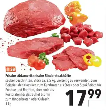 Citti SB Frische südamerikanische Rindersteakhüfte tilbud