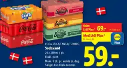 Lidl COCA-COLA/FANTA/TUBORG Sodavand tilbud
