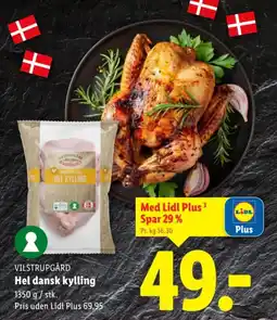 Lidl Hel dansk kylling tilbud