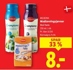 Lidl MILBONA Madlavningsjævner tilbud