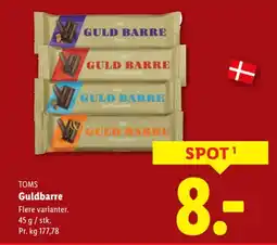 Lidl TOMS Guldbarre tilbud