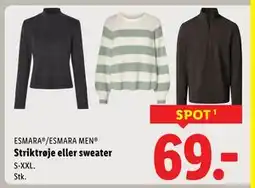 Lidl Striktrøje eller sweater, DKK 69 tilbud