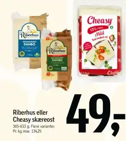 Føtex Riberhus eller Cheasy skæreost tilbud