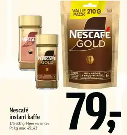 Føtex NESCAFE instant kaffe tilbud