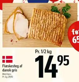 Føtex Flæskesteg af dansk gris tilbud