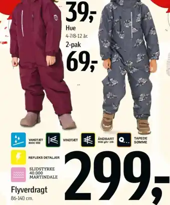 Føtex Flyverdragt tilbud