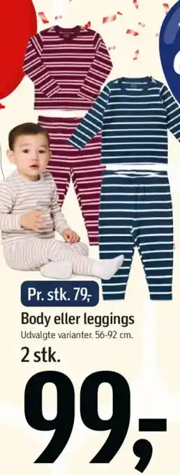 Føtex Body eller leggings tilbud