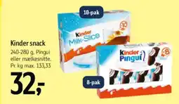 Føtex Kinder snack tilbud