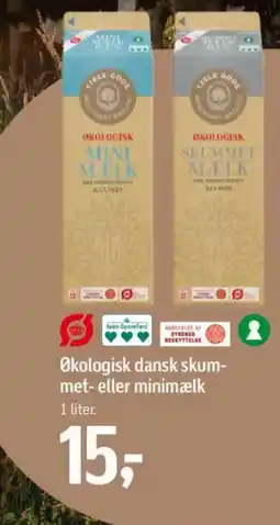 Føtex Økologisk dansk skum- met- eller minimælk tilbud