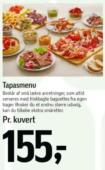 Føtex Tapasmenu tilbud